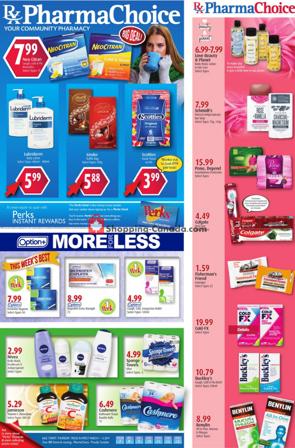 Pharma Choice flyer from Thursday March 7, 2019 to Wednesday March 13, 2019 - page 1