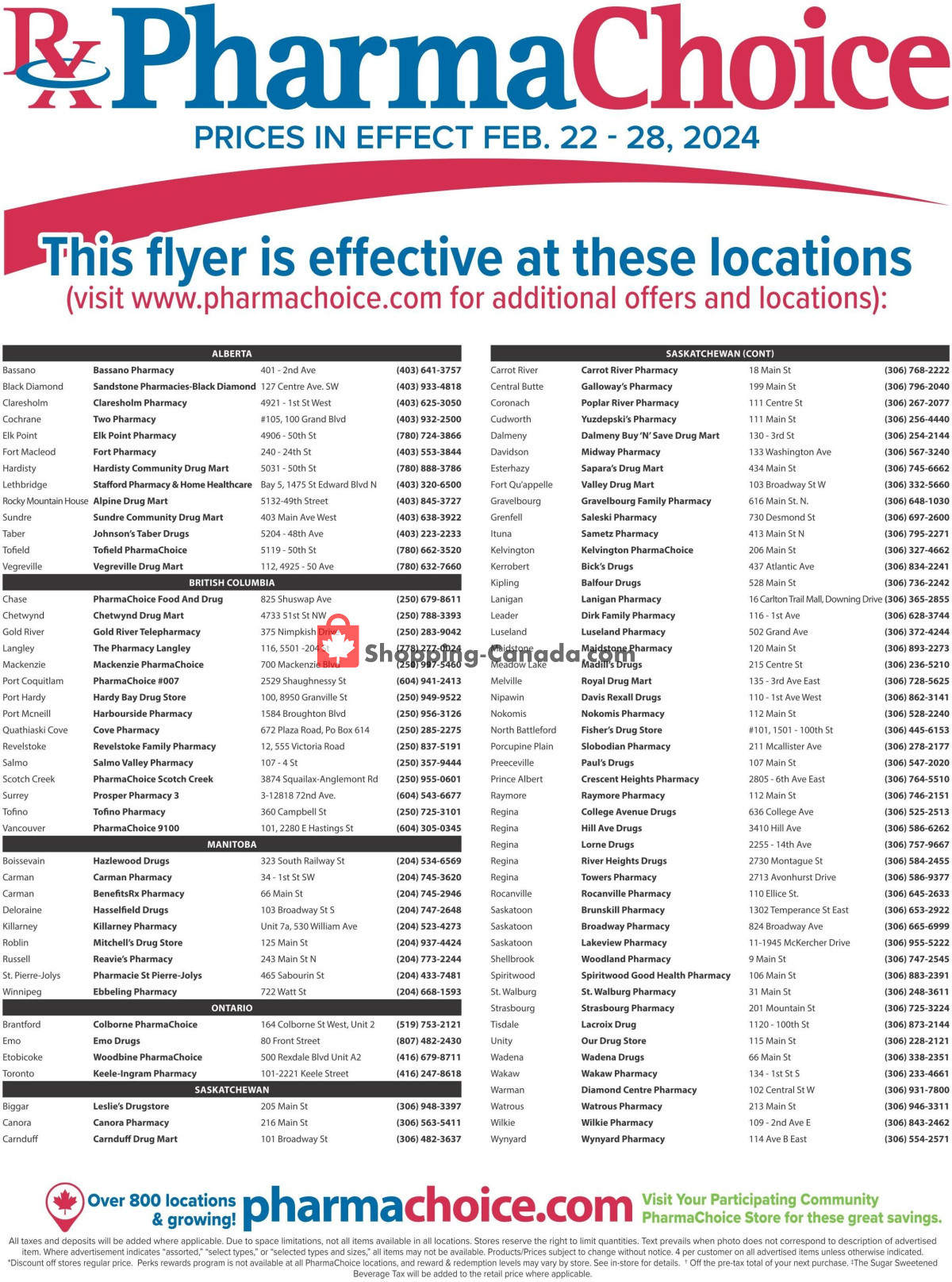 Pharma Choice flyer from Thursday February 22, 2024 to Wednesday February 28, 2024 - page 8