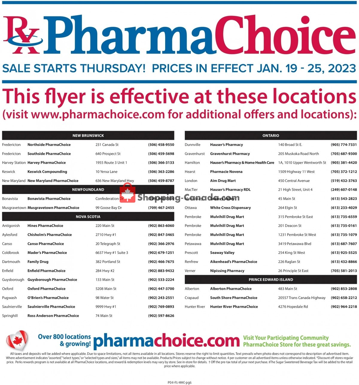 Pharma Choice flyer from Thursday January 19, 2023 to Wednesday January 25, 2023 - page 7