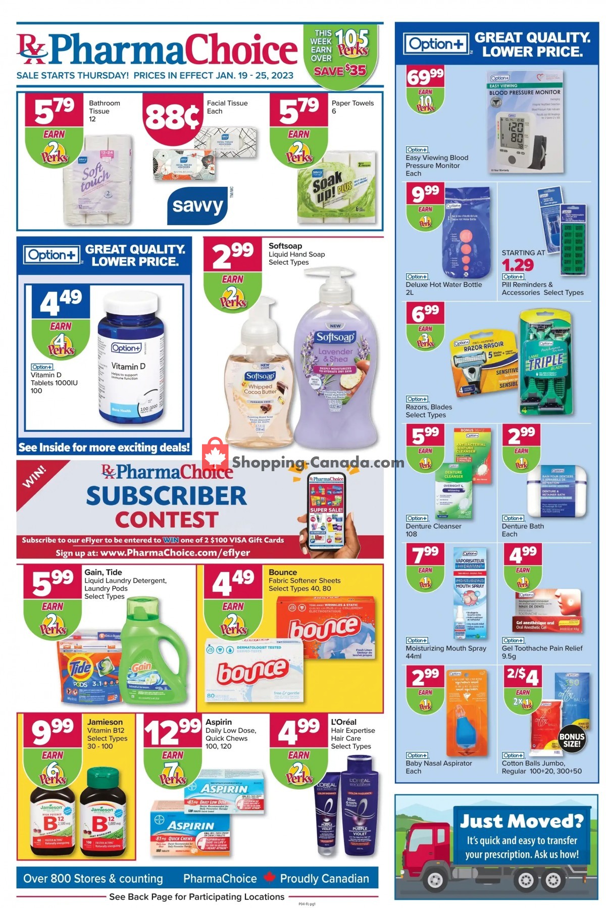 Pharma Choice flyer from Thursday January 19, 2023 to Wednesday January 25, 2023 - page 1