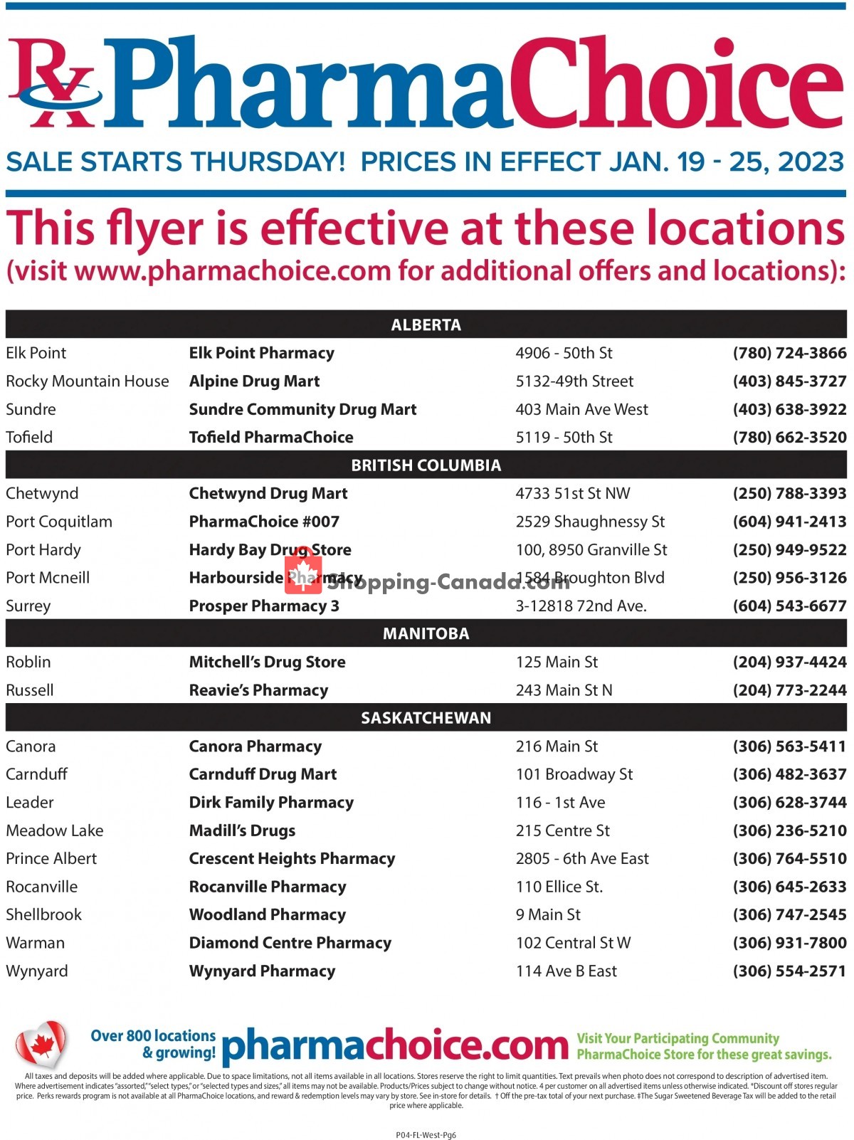 Pharma Choice flyer from Thursday January 19, 2023 to Wednesday January 25, 2023 - page 7