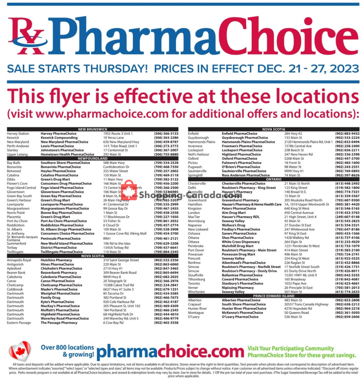 Pharma Choice flyer from Thursday December 21, 2023 to Wednesday December 27, 2023 - page 3