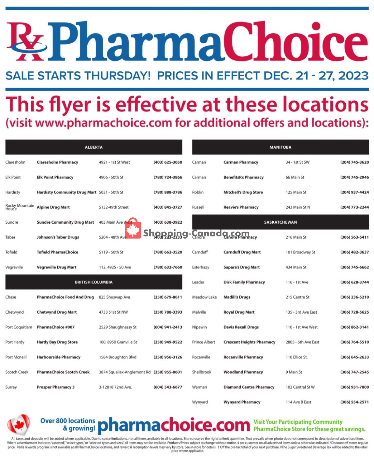 Pharma Choice flyer from Thursday December 21, 2023 to Wednesday December 27, 2023 - page 3