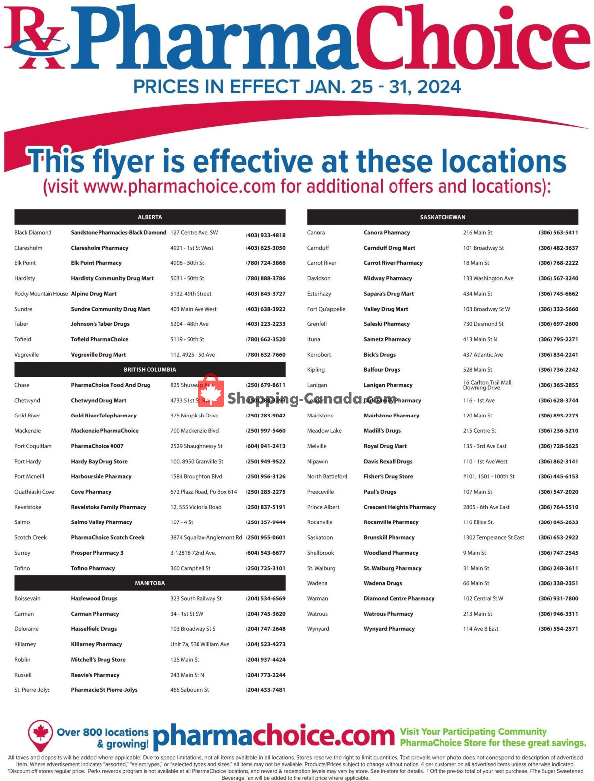 Pharma Choice flyer from Thursday January 25, 2024 to Wednesday January 31, 2024 - page 6