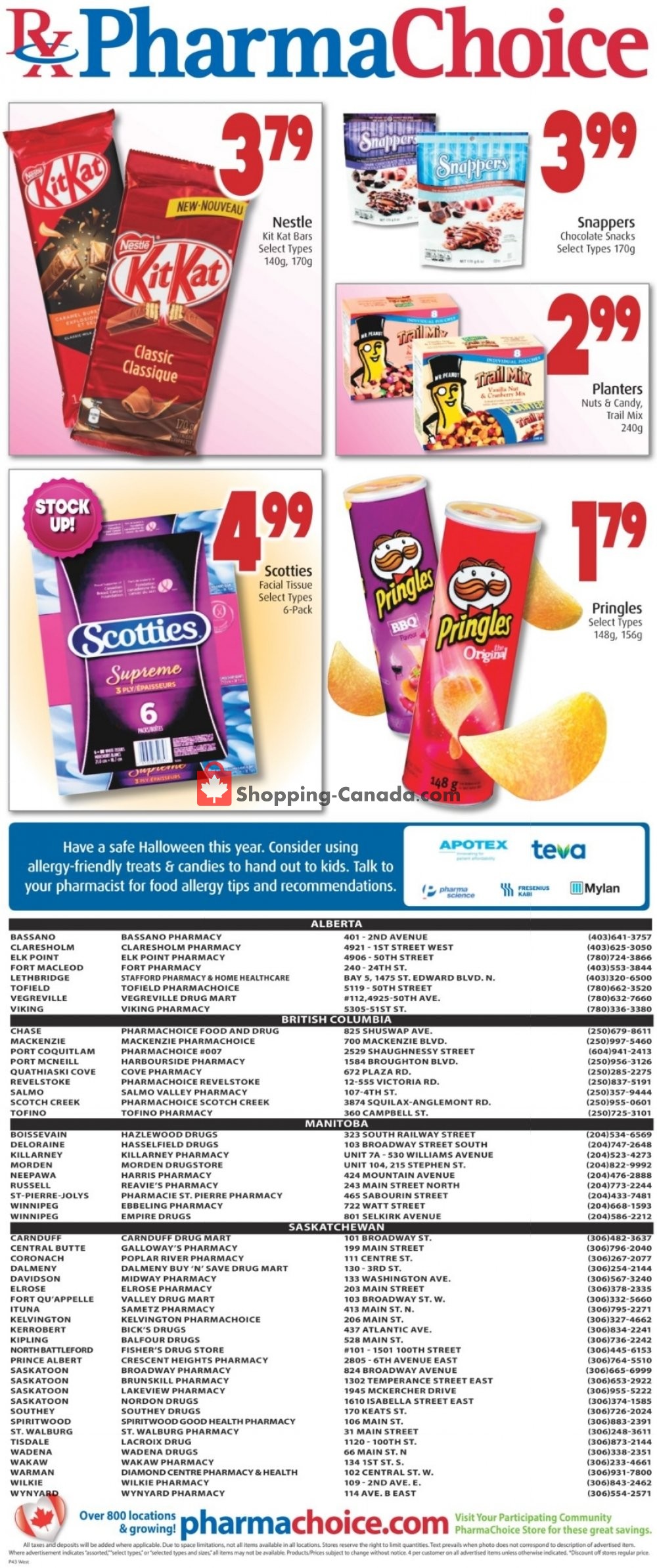 Pharma Choice flyer from Thursday October 25, 2018 to Wednesday October 31, 2018 - page 4