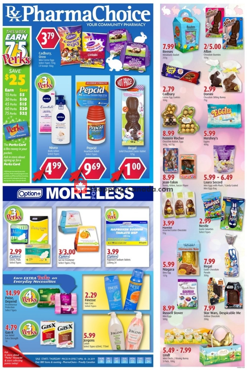Pharma Choice flyer from Thursday April 18, 2019 to Wednesday April 24, 2019 - page 1