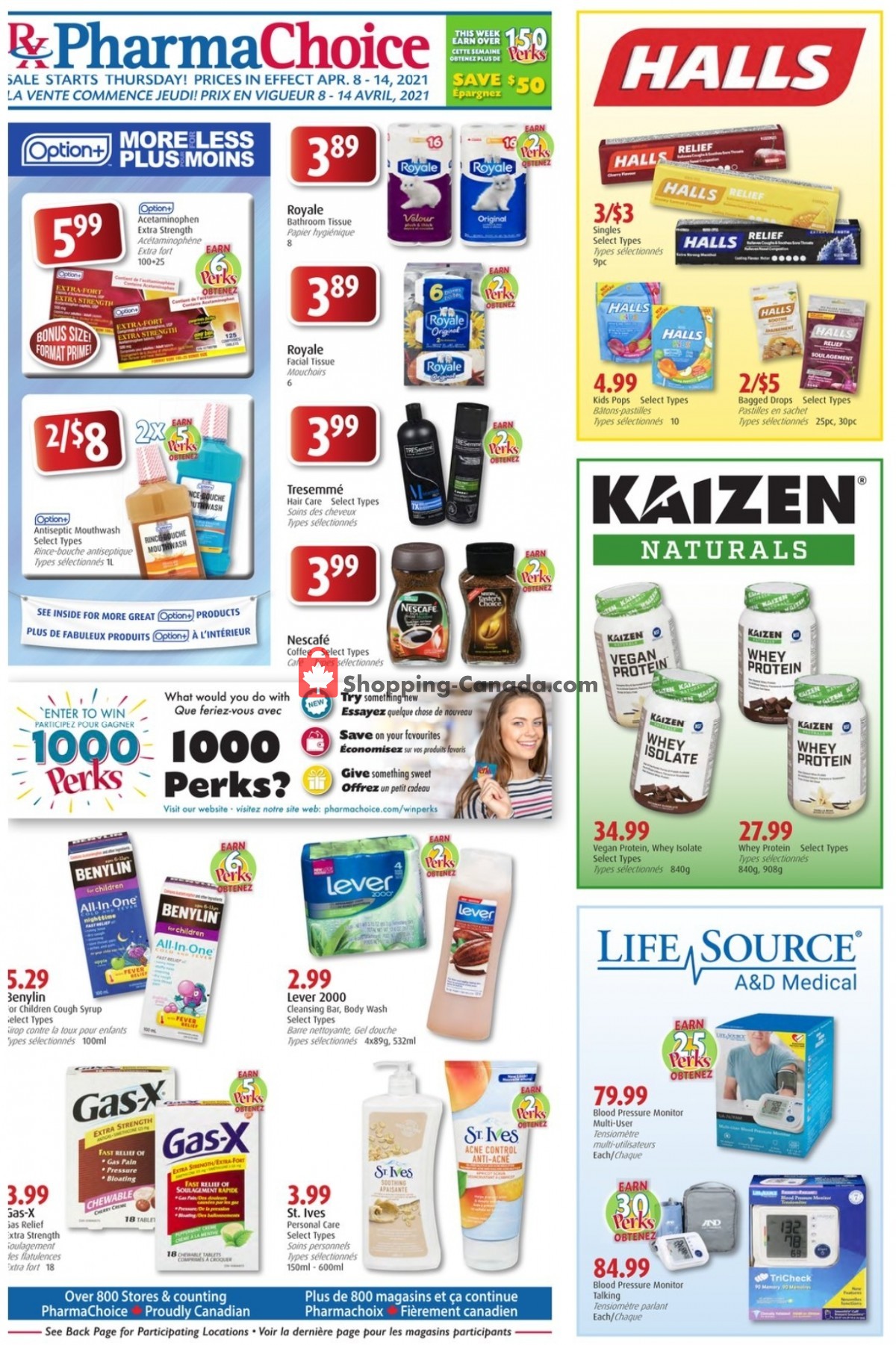 Pharma Choice flyer from Thursday April 8, 2021 to Wednesday April 14, 2021 - page 1