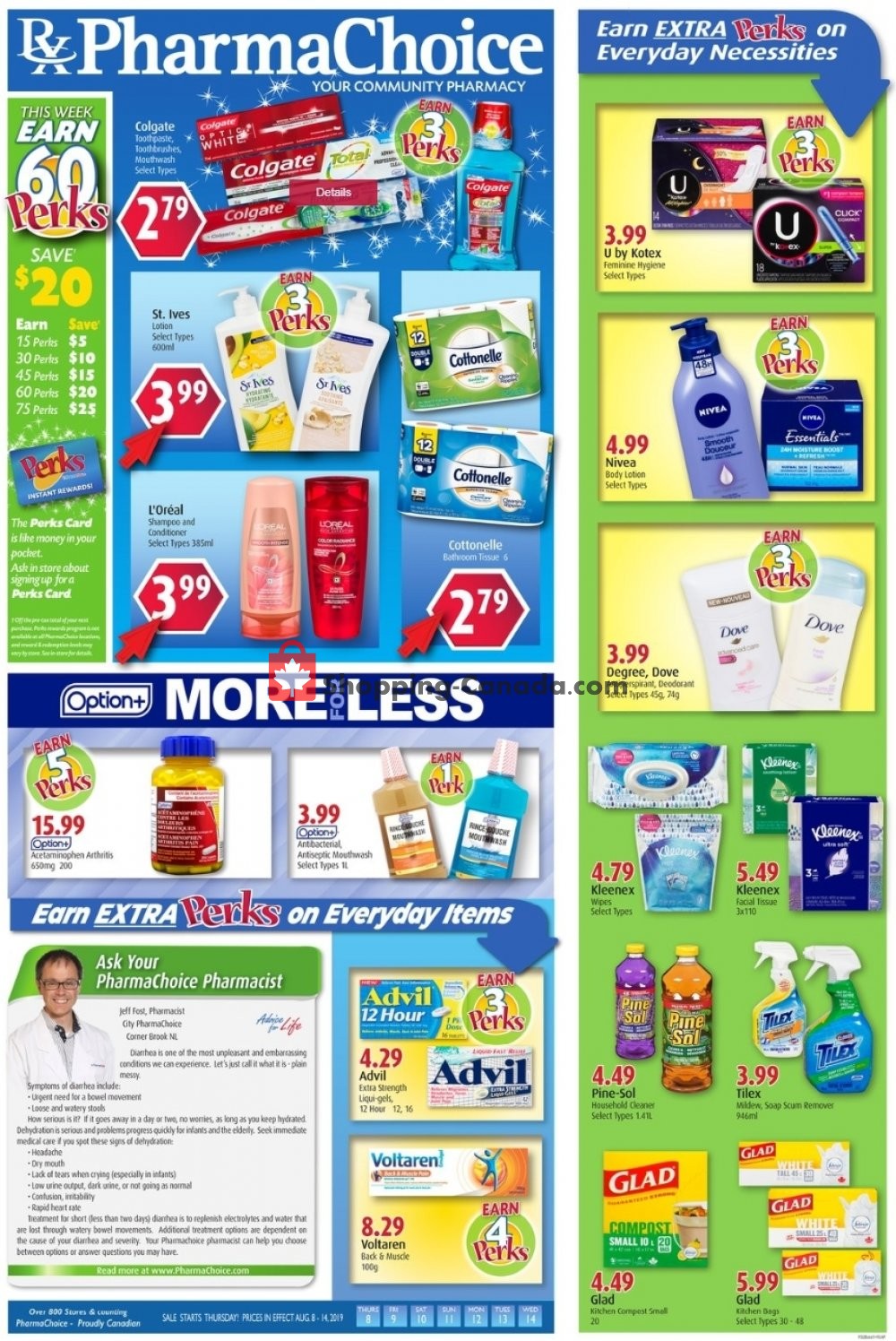 Pharma Choice flyer from Thursday August 8, 2019 to Wednesday August 14, 2019 - page 1
