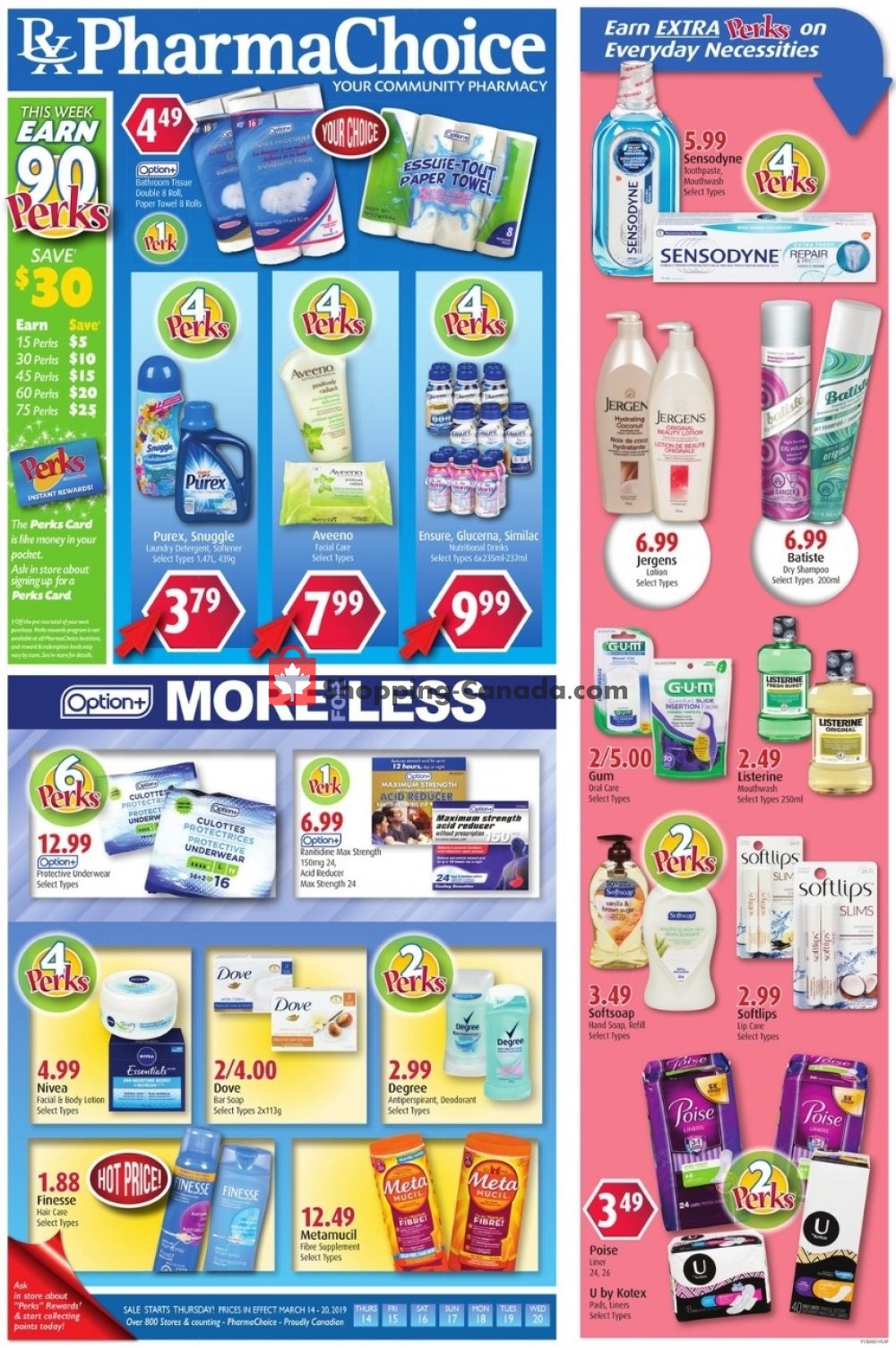 Pharma Choice flyer from Thursday March 14, 2019 to Wednesday March 20, 2019 - page 1