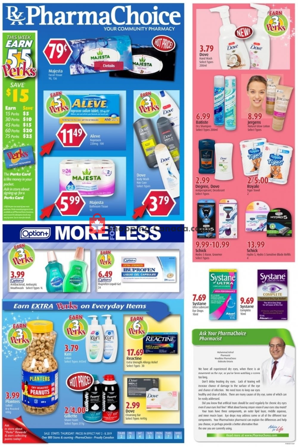 Pharma Choice flyer from Thursday May 2, 2019 to Wednesday May 8, 2019 - page 1
