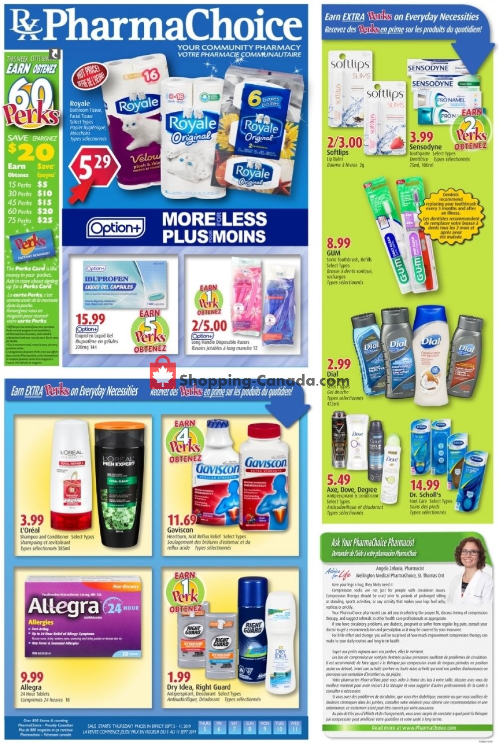 Pharma Choice flyer from Thursday September 5, 2019 to Wednesday September 11, 2019 - page 1