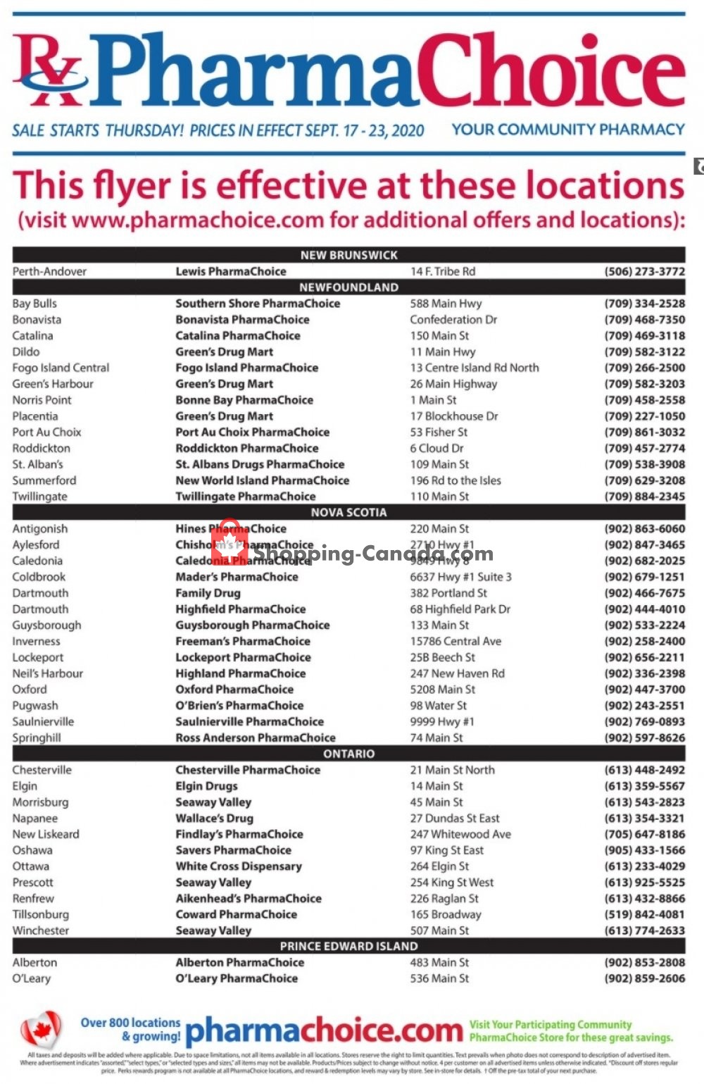 Pharma Choice flyer from Thursday September 17, 2020 to Wednesday September 23, 2020 - page 5