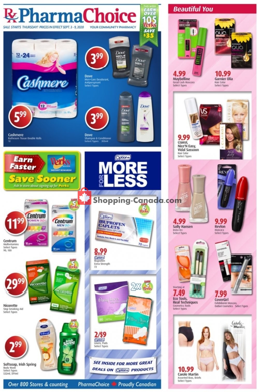 Pharma Choice flyer from Thursday September 3, 2020 to Wednesday September 9, 2020 - page 1