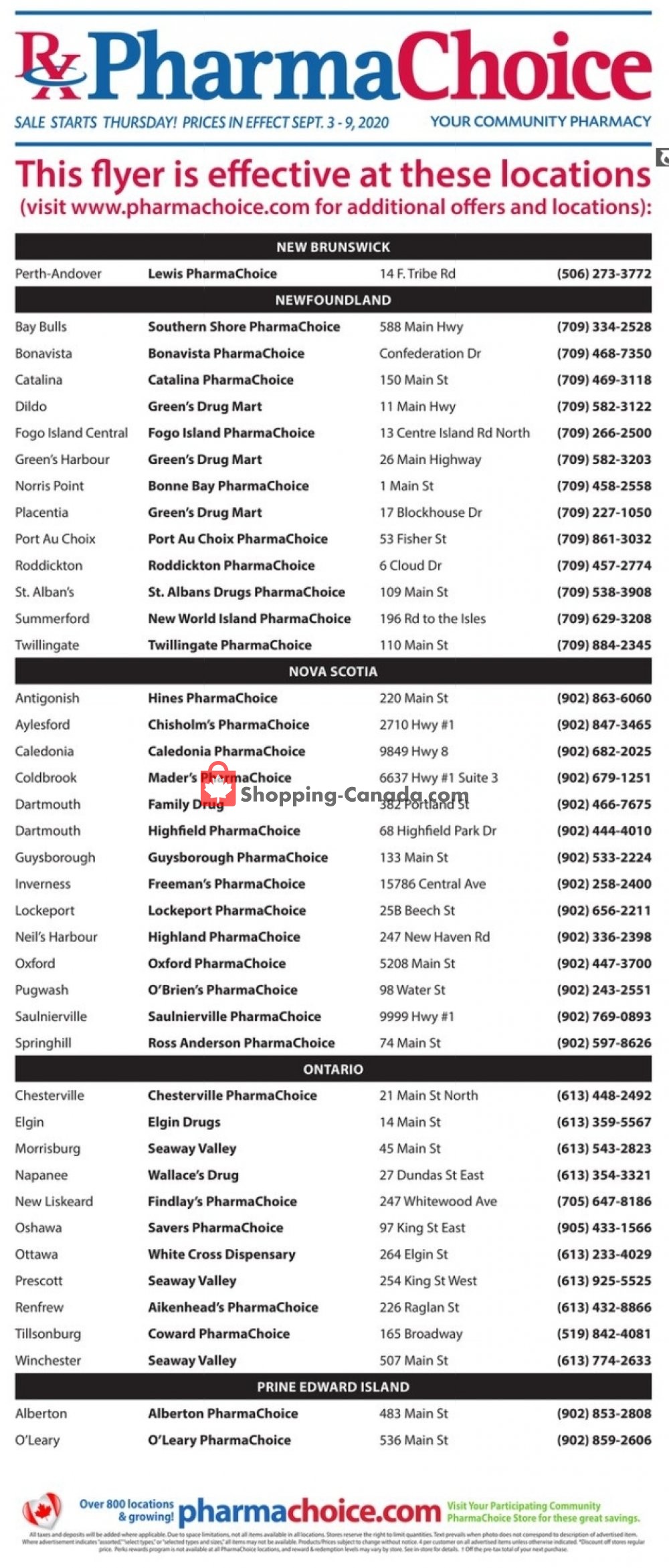 Pharma Choice flyer from Thursday September 3, 2020 to Wednesday September 9, 2020 - page 5