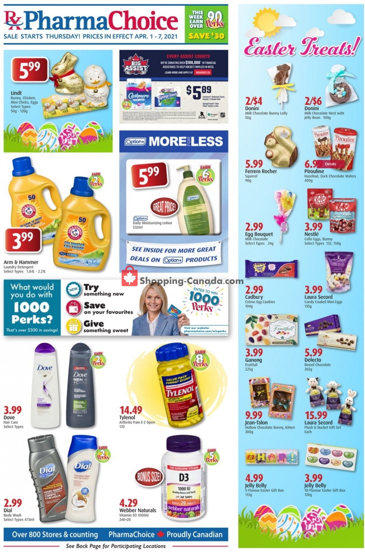 Pharma Choice flyer from Thursday April 1, 2021 to Wednesday April 7, 2021 - page 1