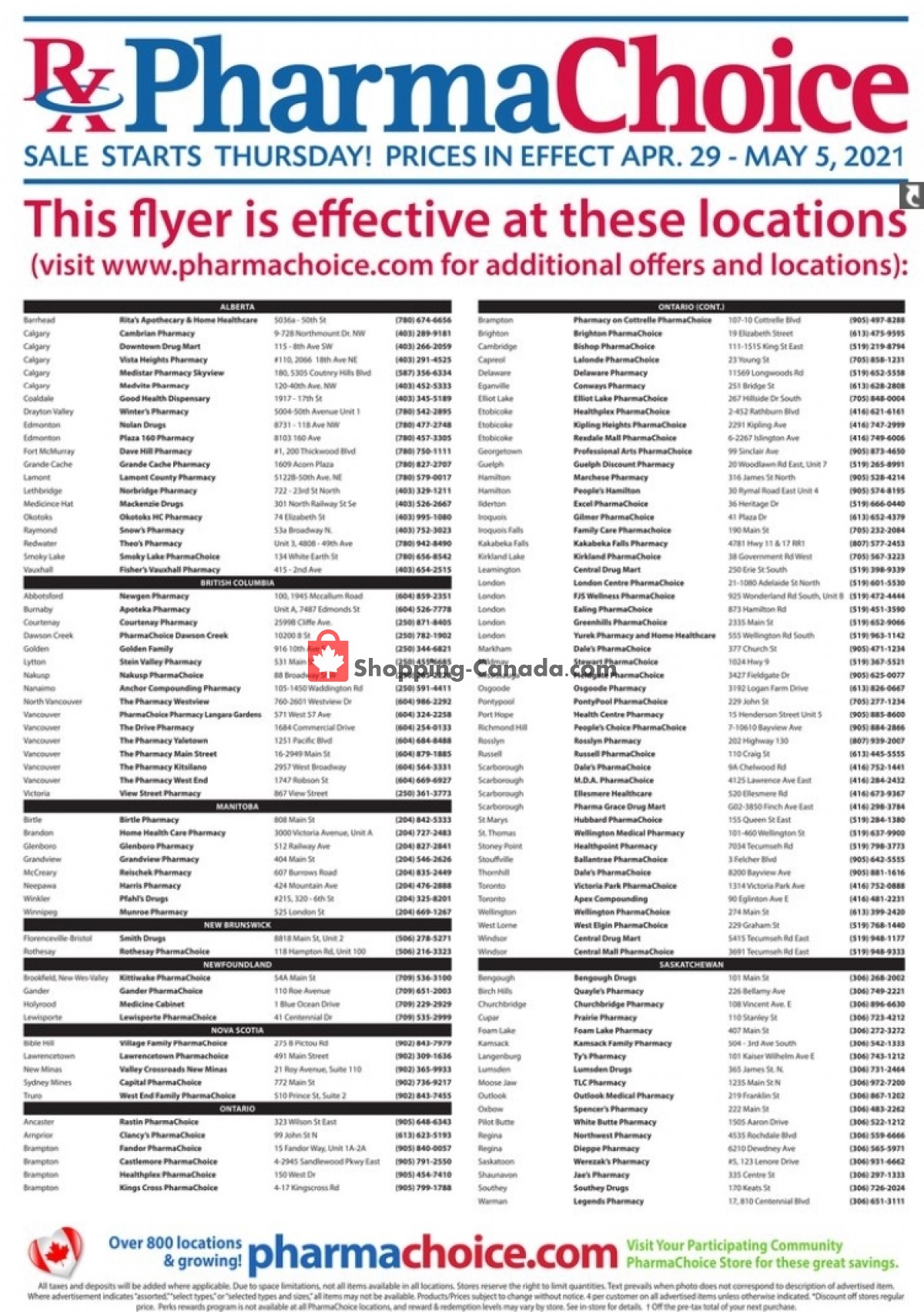 Pharma Choice flyer from Thursday April 29, 2021 to Wednesday May 5, 2021 - page 5