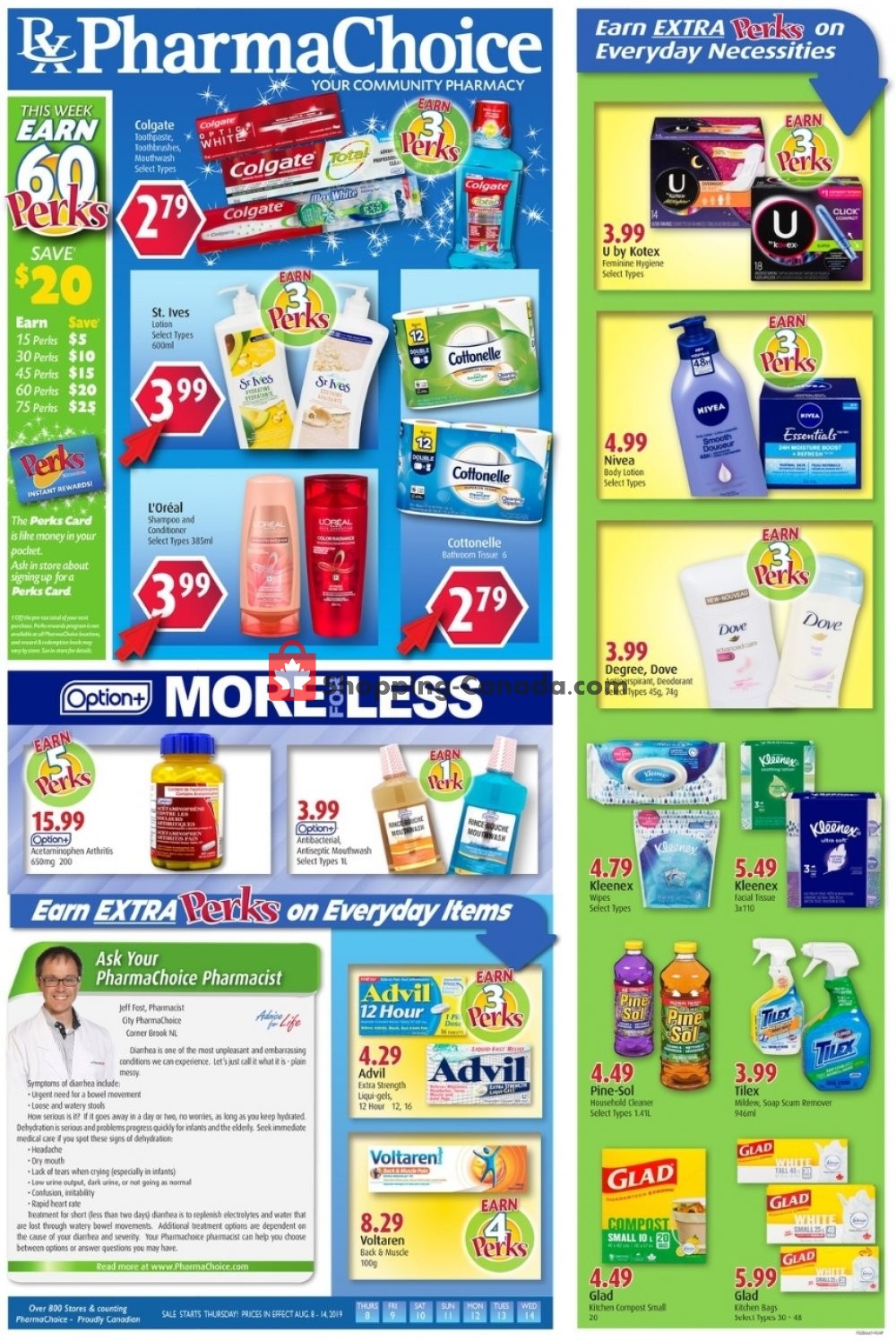 Pharma Choice flyer from Thursday August 8, 2019 to Wednesday August 14, 2019 - page 1
