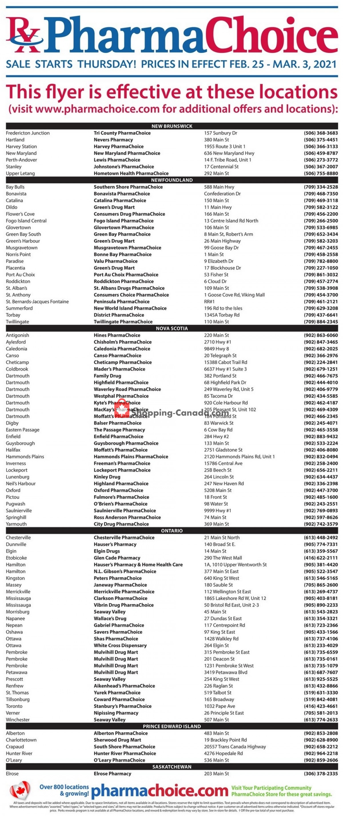 Pharma Choice flyer from Thursday February 25, 2021 to Wednesday March 3, 2021 - page 7