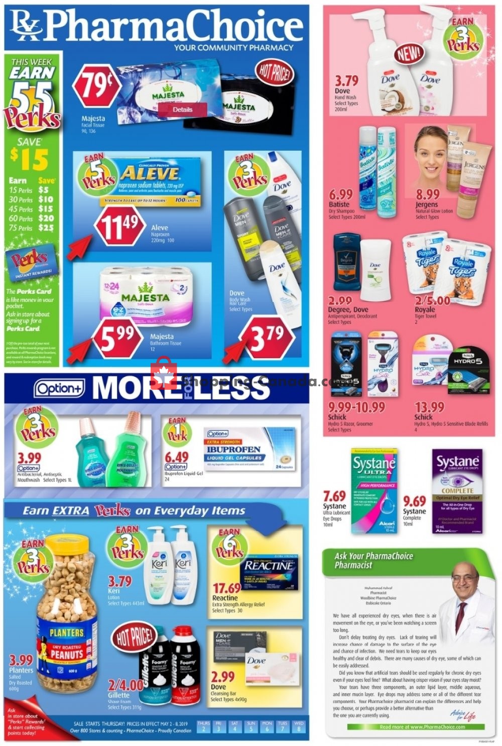 Pharma Choice flyer from Thursday May 2, 2019 to Wednesday May 8, 2019 - page 1