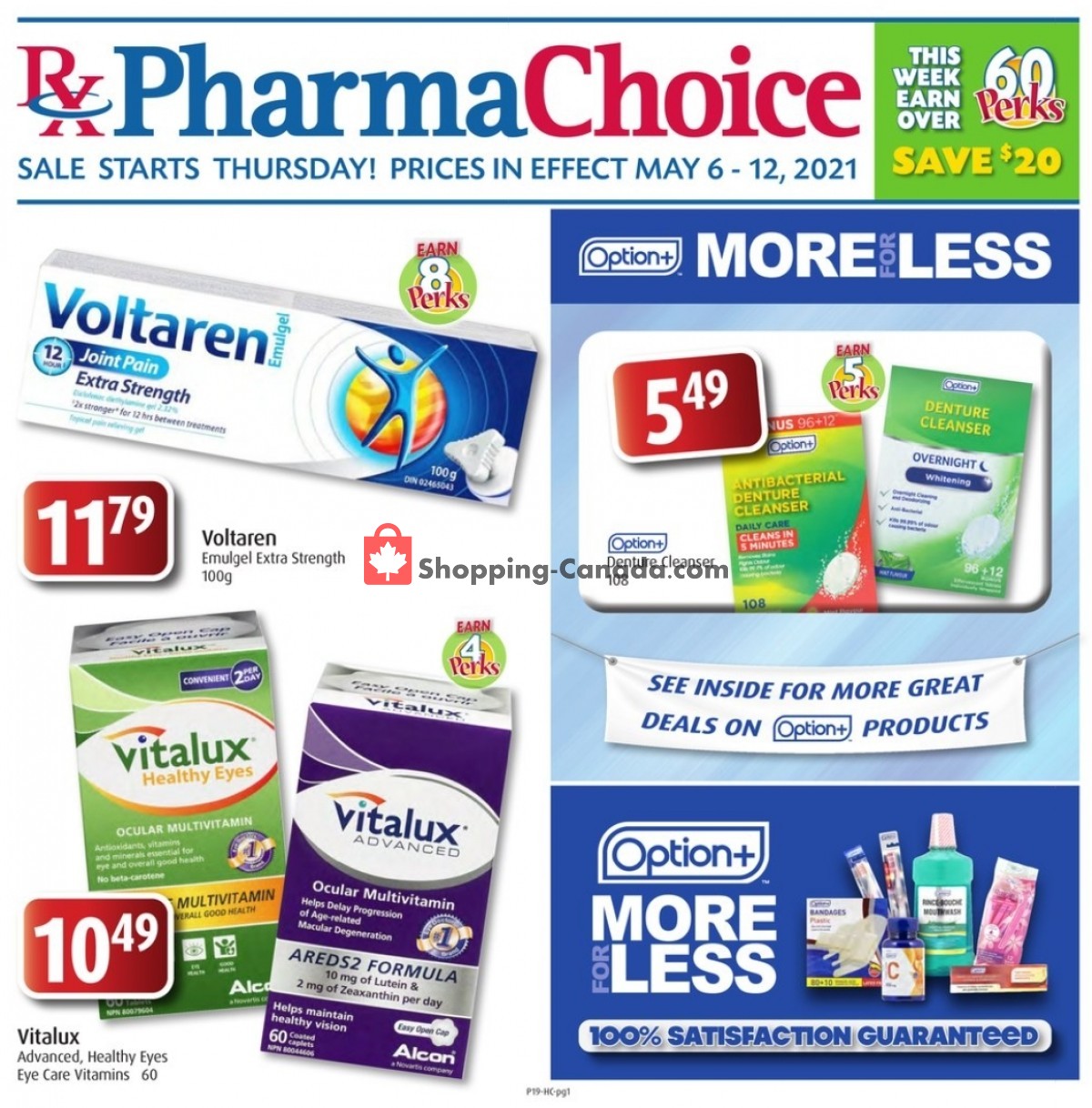 Pharma Choice flyer from Thursday May 6, 2021 to Wednesday May 12, 2021 - page 1