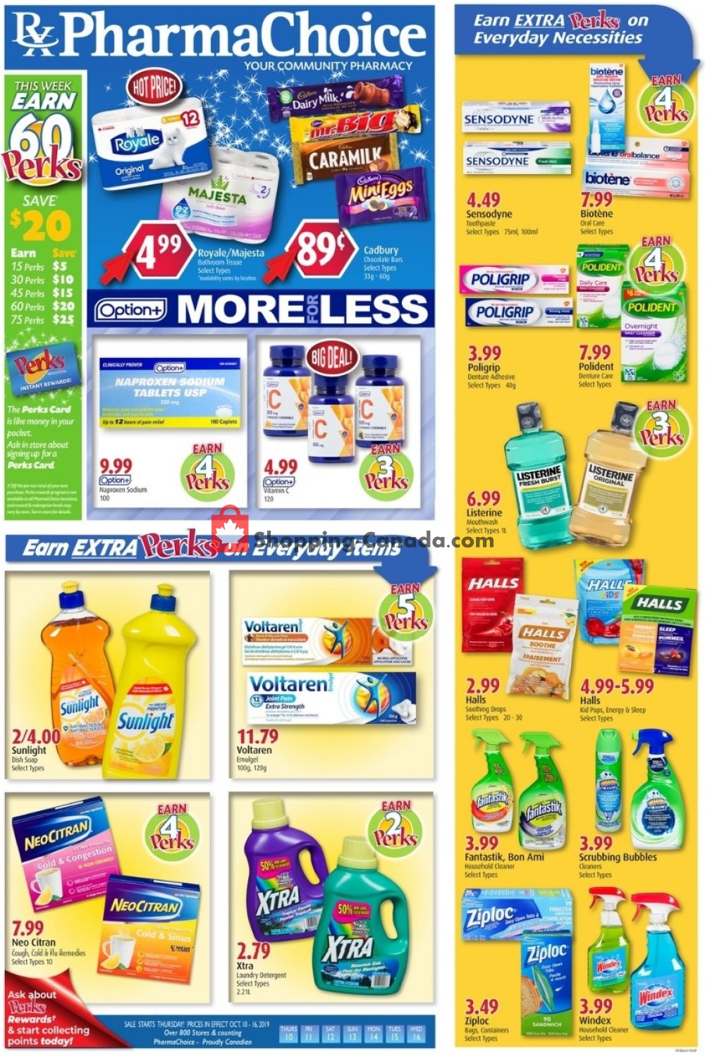 Pharma Choice flyer from Thursday October 10, 2019 to Wednesday October 16, 2019 - page 1
