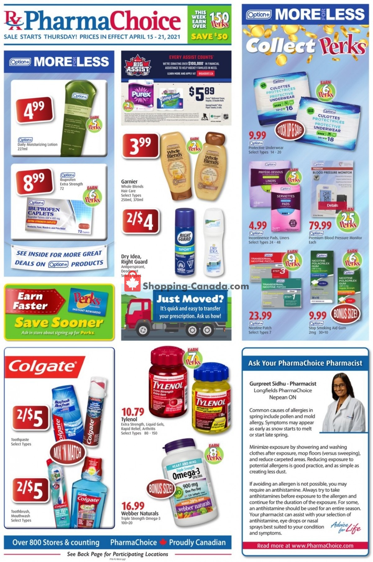 Pharma Choice flyer from Thursday April 15, 2021 to Wednesday April 21, 2021 - page 1