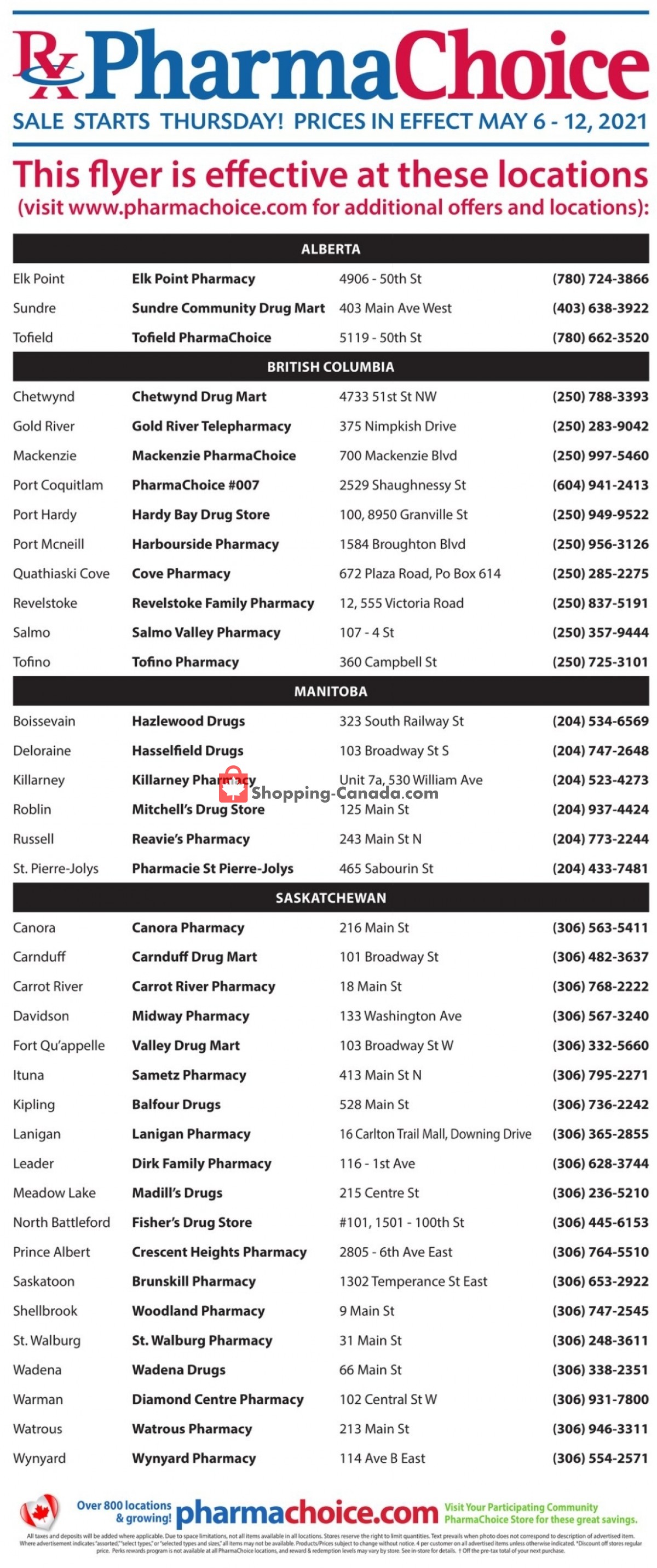 Pharma Choice flyer from Thursday May 6, 2021 to Wednesday May 12, 2021 - page 7