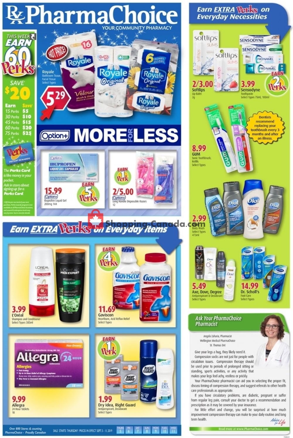 Pharma Choice flyer from Thursday September 5, 2019 to Wednesday September 11, 2019 - page 1