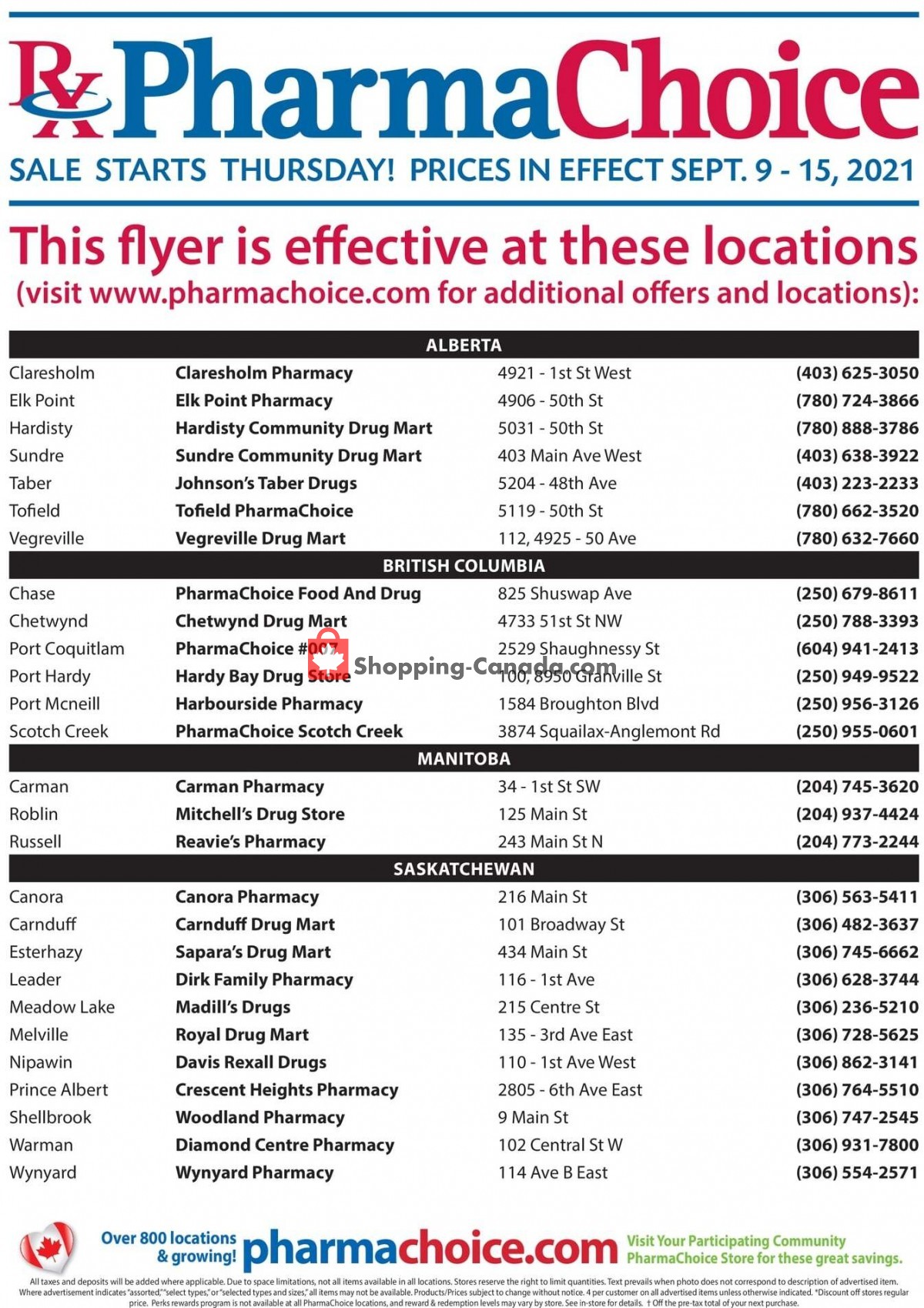 Pharma Choice flyer from Thursday September 9, 2021 to Wednesday September 15, 2021 - page 5