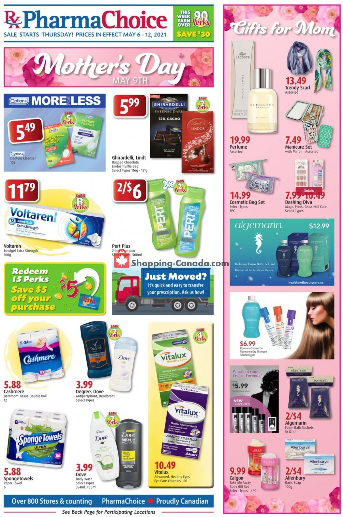 Pharma Choice flyer from Thursday May 6, 2021 to Wednesday May 12, 2021 - page 1