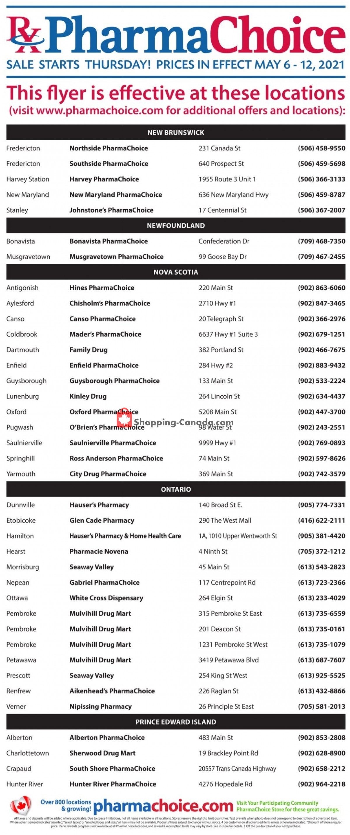 Pharma Choice flyer from Thursday May 6, 2021 to Wednesday May 12, 2021 - page 7
