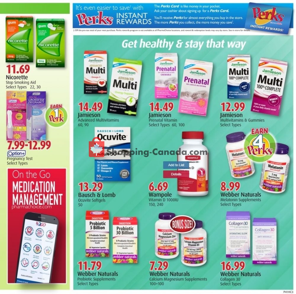 Pharma Choice flyer from Thursday October 10, 2019 to Wednesday October 16, 2019 - page 3