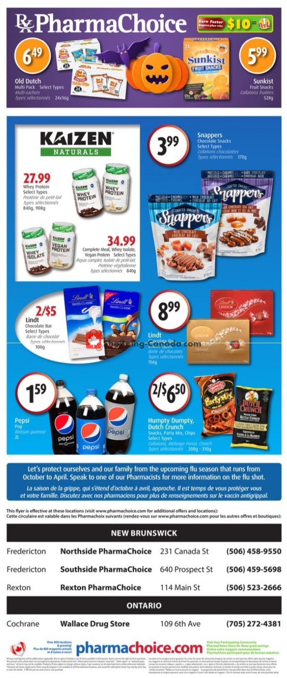 Pharma Choice flyer from Thursday October 15, 2020 to Wednesday October 21, 2020 - page 1