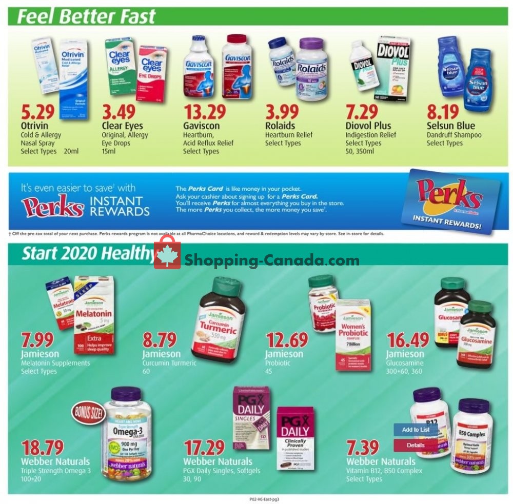 Pharma Choice flyer from Thursday January 9, 2020 to Wednesday January 15, 2020 - page 3