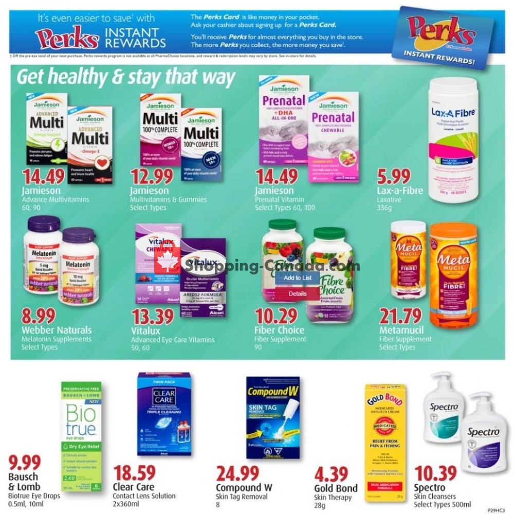 Pharma Choice flyer from Thursday July 18, 2019 to Wednesday July 24, 2019 - page 3