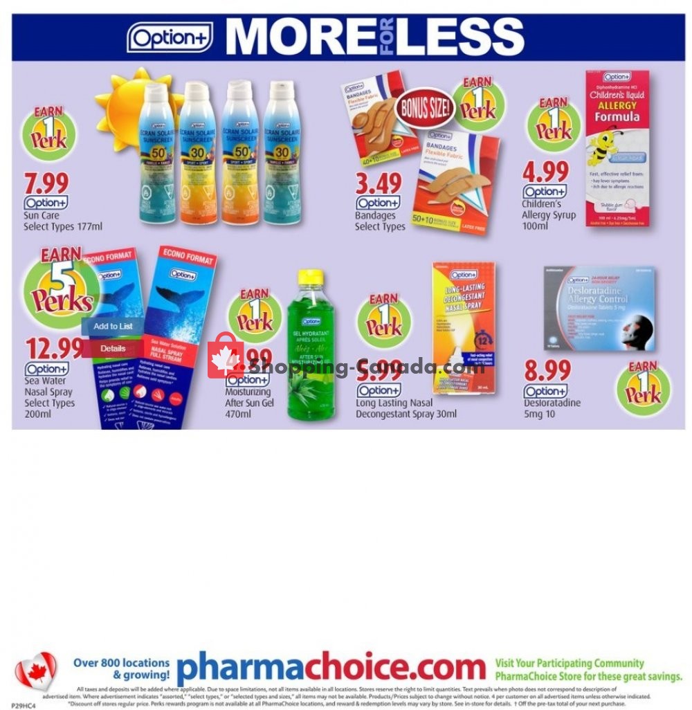 Pharma Choice flyer from Thursday July 18, 2019 to Wednesday July 24, 2019 - page 4