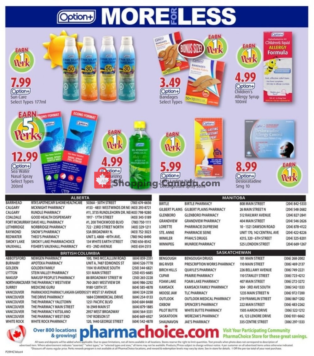 Pharma Choice flyer from Thursday July 18, 2019 to Wednesday July 24, 2019 - page 4