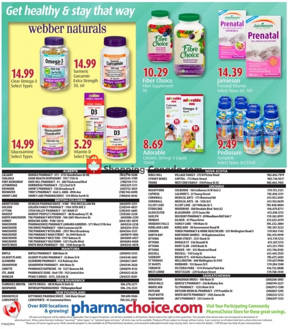 Pharma Choice flyer from Thursday May 9, 2019 to Wednesday May 15, 2019 - page 4