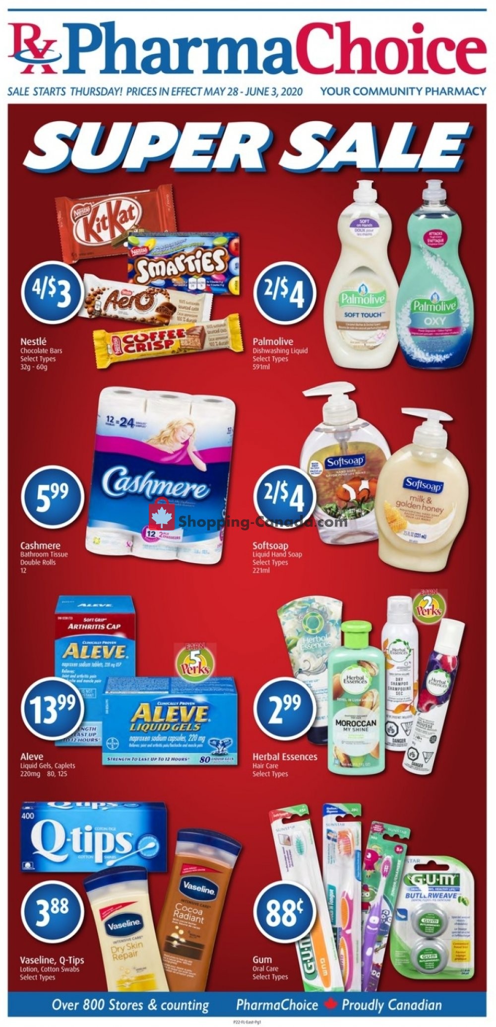 Pharma Choice flyer from Thursday May 28, 2020 to Wednesday June 3, 2020 - page 1