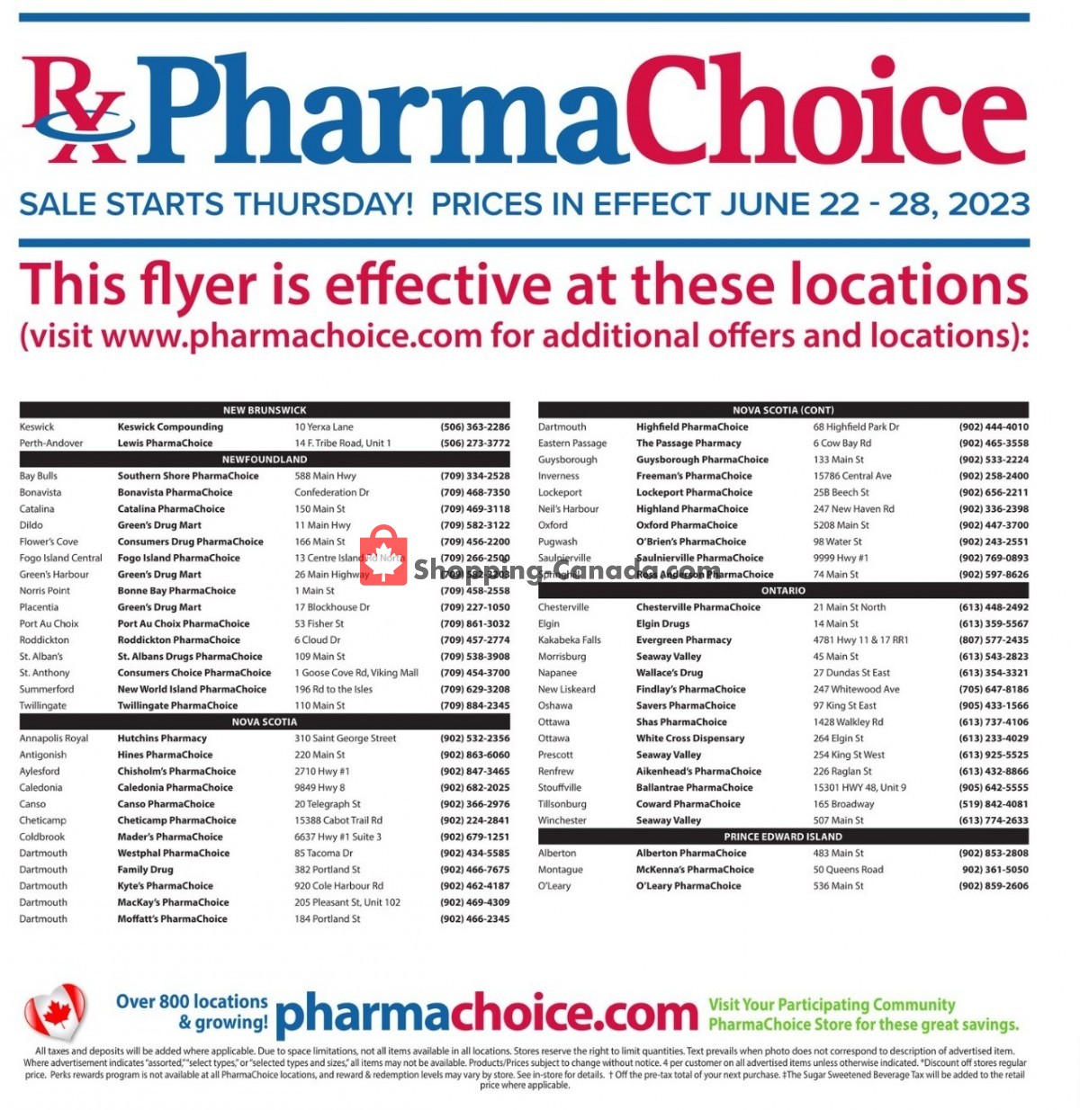 Pharma Choice flyer from Thursday June 22, 2023 to Wednesday June 28, 2023 - page 3