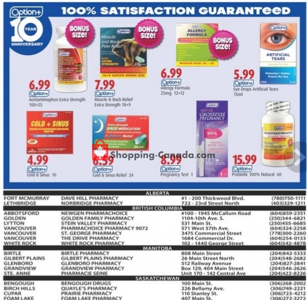 Pharma Choice flyer from Thursday September 20, 2018 to Wednesday September 26, 2018 - page 4
