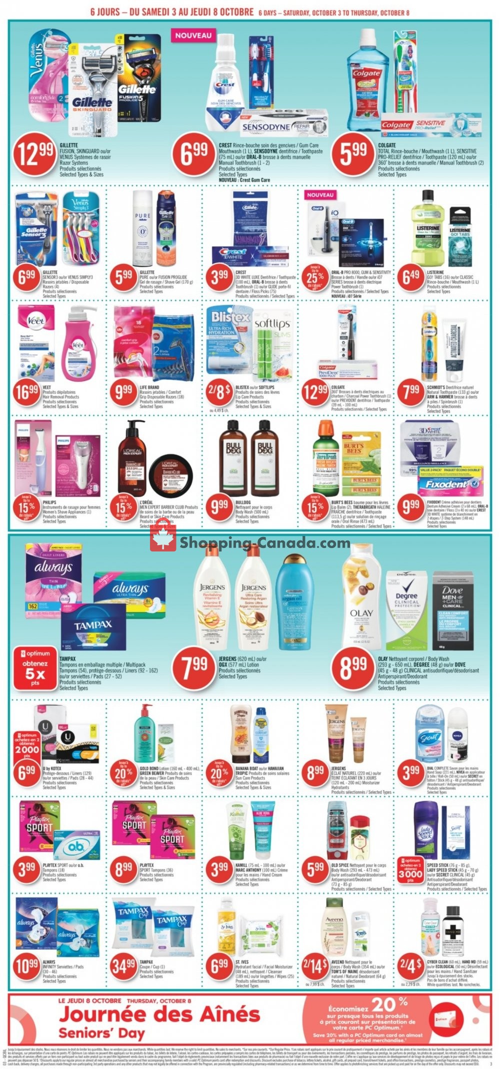 Pharmaprix flyer from Saturday October 3, 2020 to Thursday October 8, 2020 - page 13