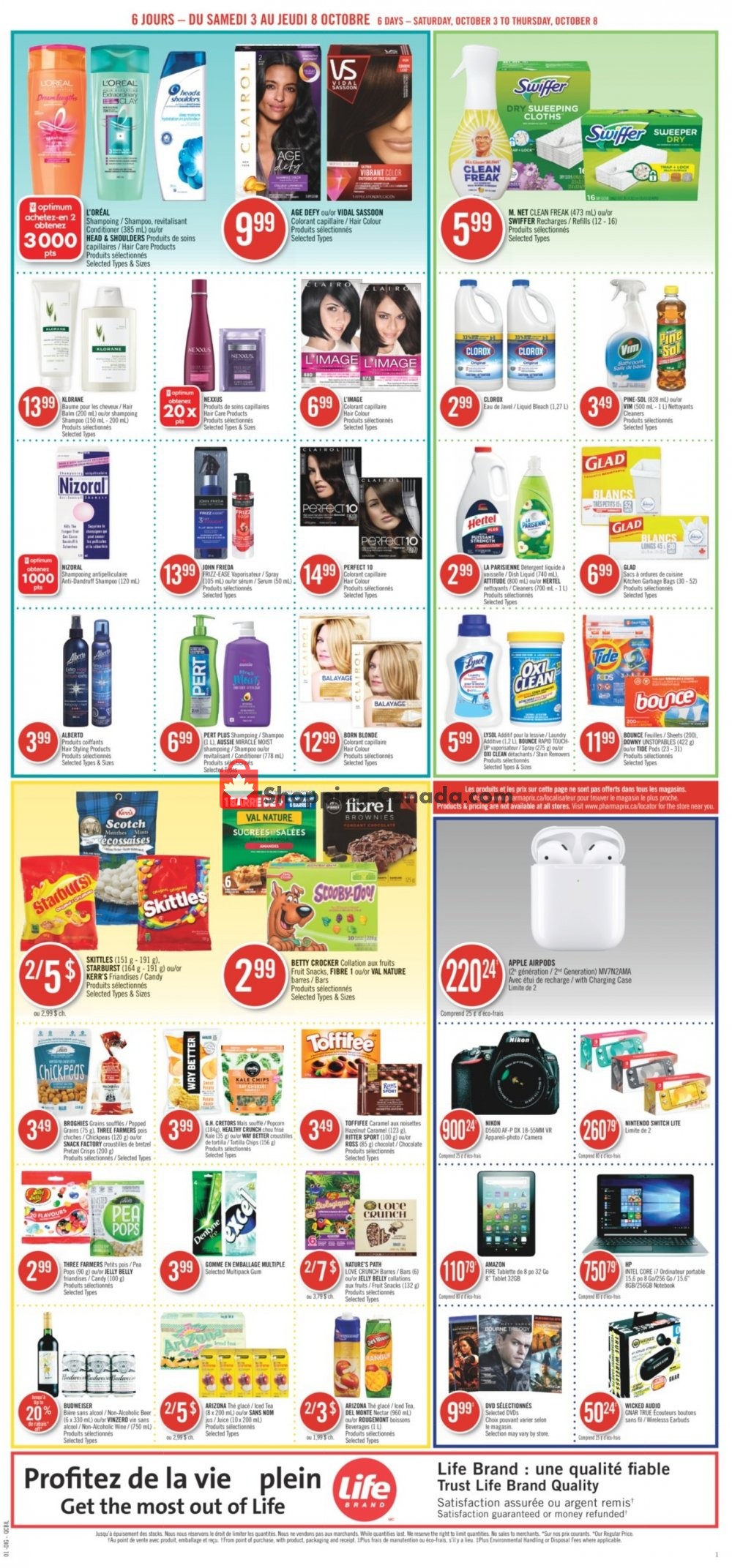 Pharmaprix flyer from Saturday October 3, 2020 to Thursday October 8, 2020 - page 14