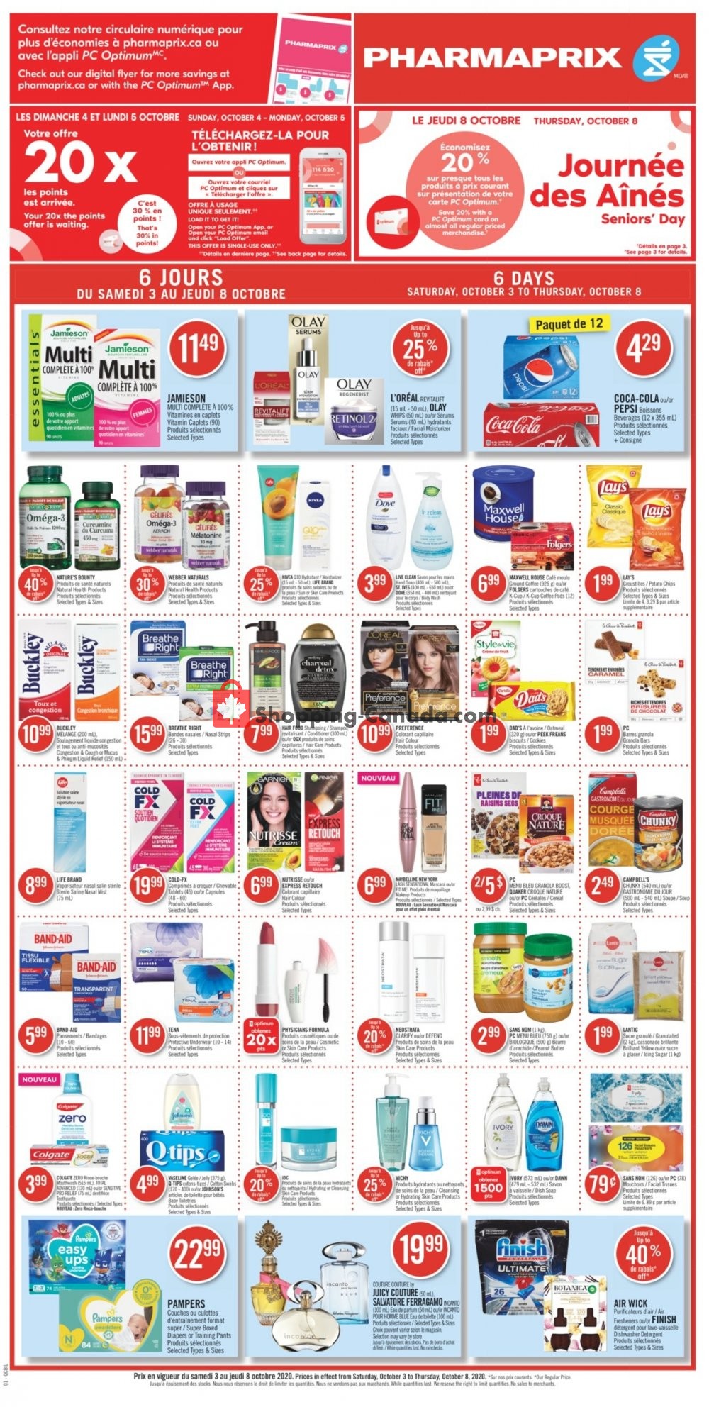 Pharmaprix flyer from Saturday October 3, 2020 to Thursday October 8, 2020 - page 4