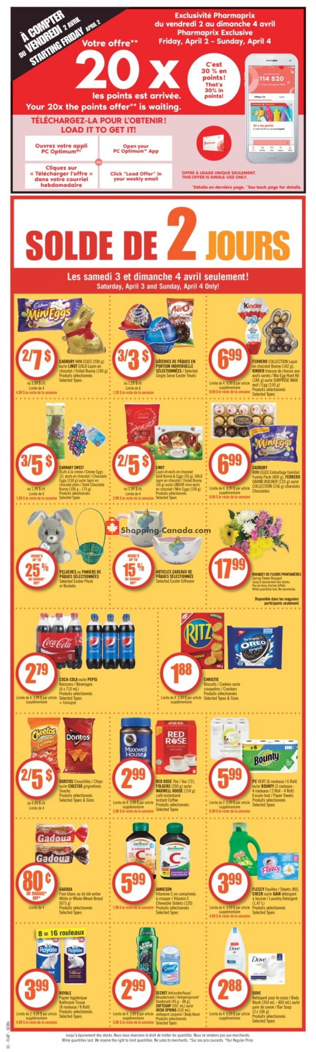 Pharmaprix flyer from Saturday April 3, 2021 to Thursday April 8, 2021 - page 2