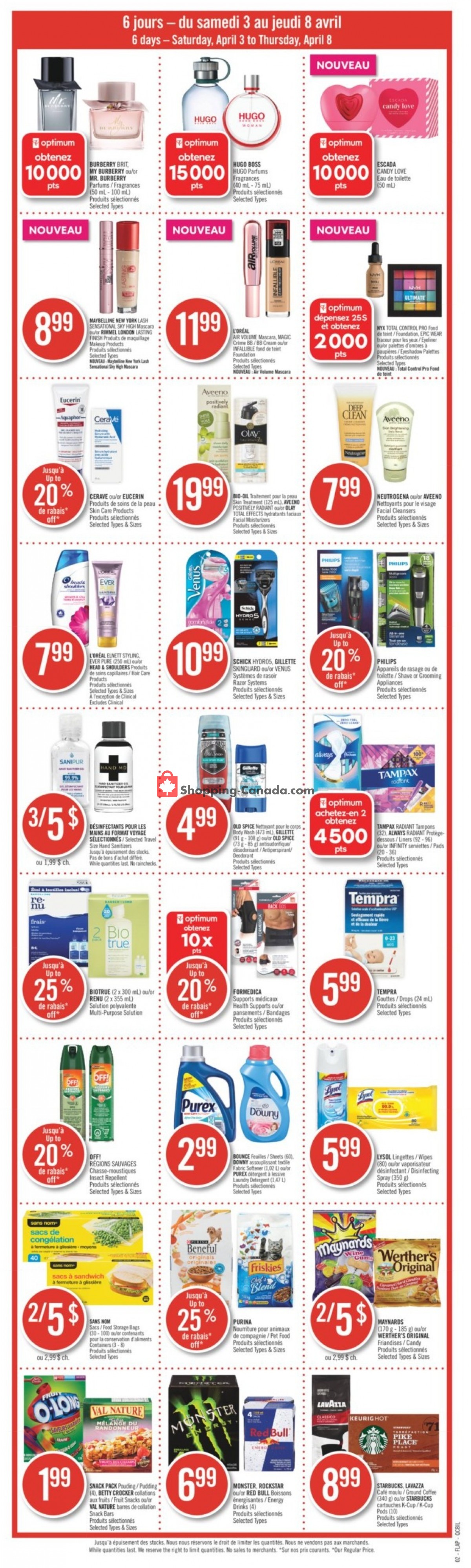 Pharmaprix flyer from Saturday April 3, 2021 to Thursday April 8, 2021 - page 3