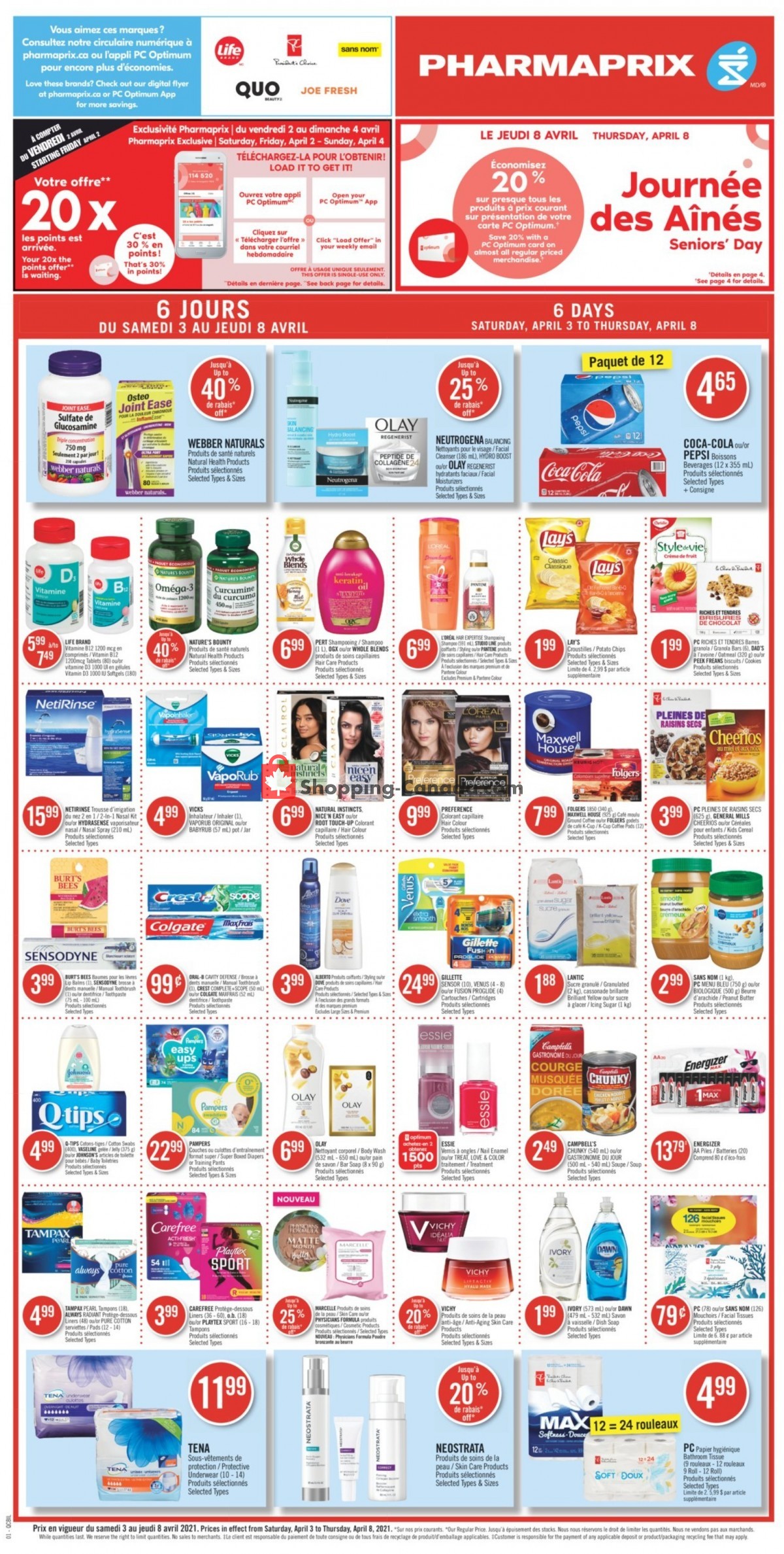 Pharmaprix flyer from Saturday April 3, 2021 to Thursday April 8, 2021 - page 4