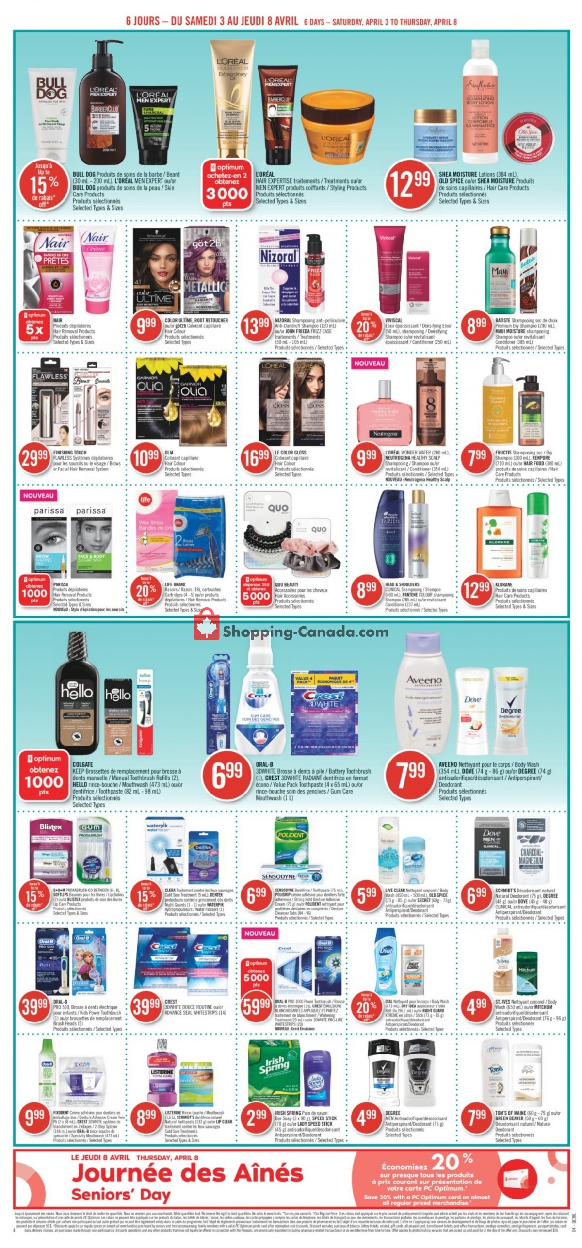 Pharmaprix flyer from Saturday April 3, 2021 to Thursday April 8, 2021 - page 7