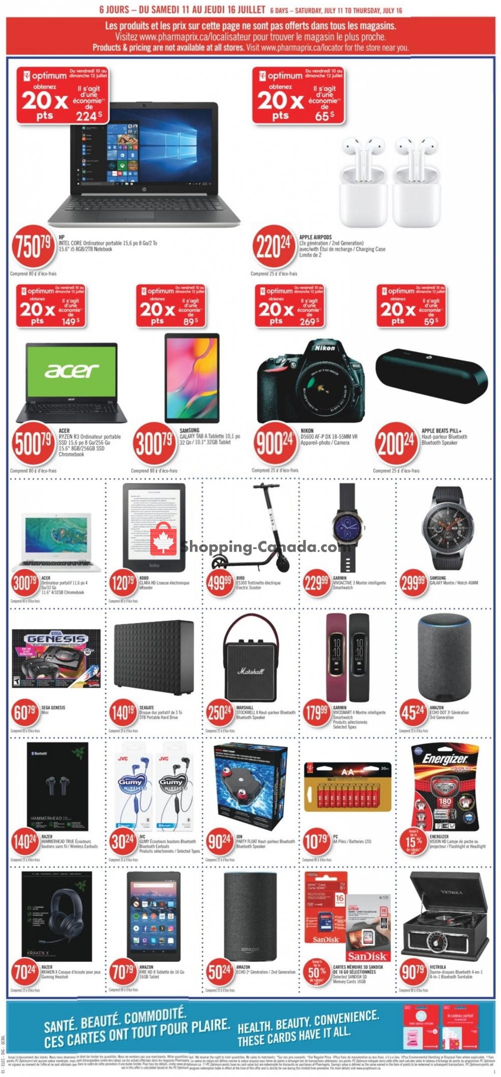 Pharmaprix flyer from Saturday July 11, 2020 to Thursday July 16, 2020 - page 10
