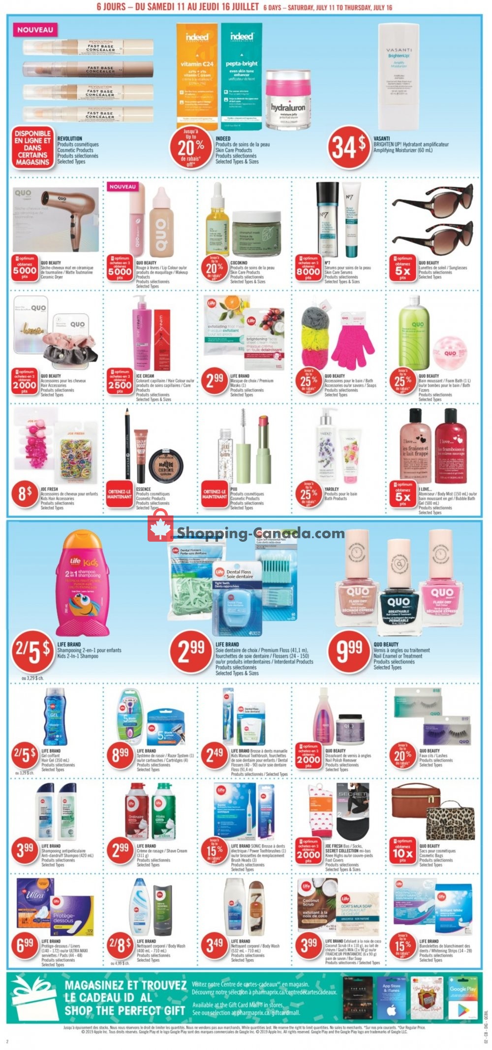 Pharmaprix flyer from Saturday July 11, 2020 to Thursday July 16, 2020 - page 12